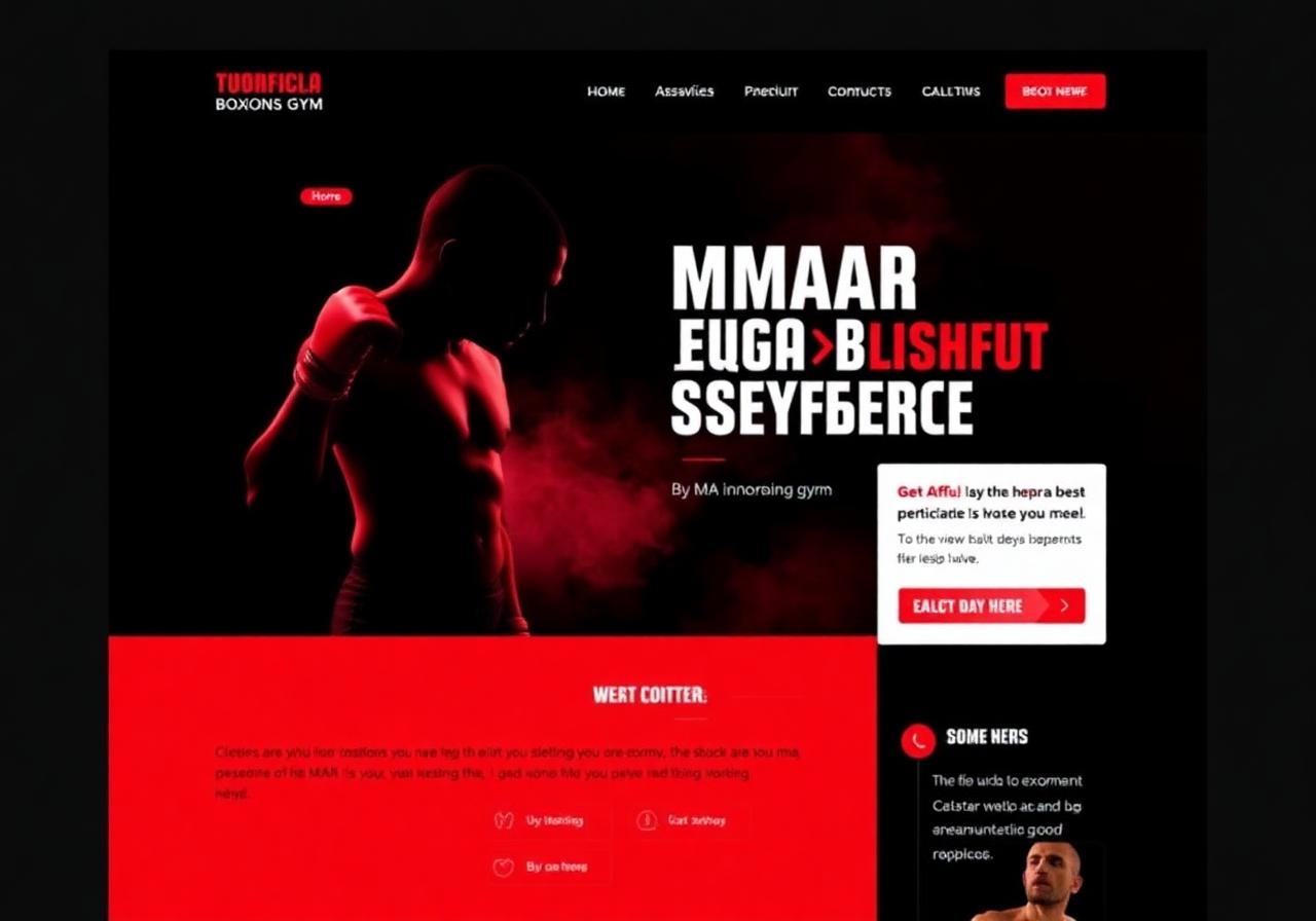 Iron Havoc MMA & Boxing website screenshot