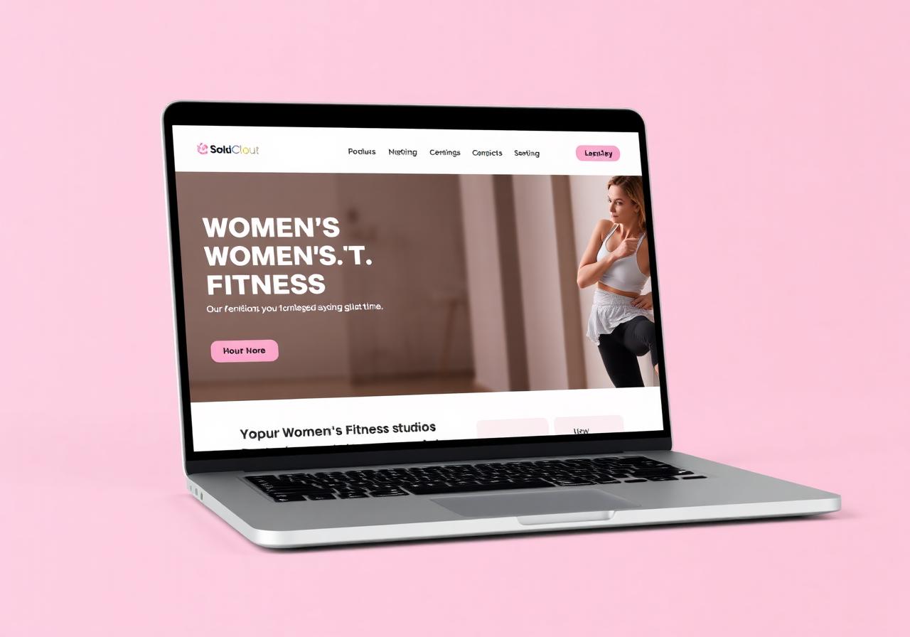 StrongHer Fitness Studio website screenshot